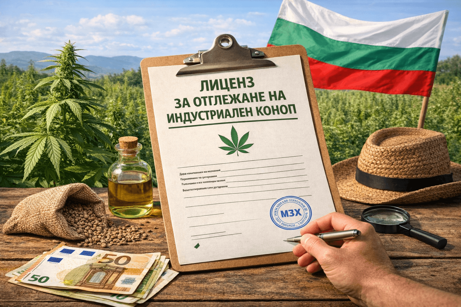 Лиценз за отглеждане на индустриален коноп в България – стъпка по стъпка
