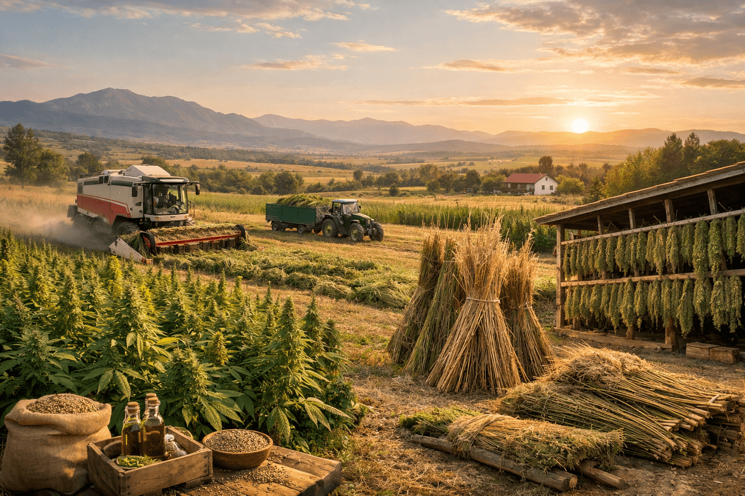 Как се отглежда индустриален коноп в България - пълно ръководство
